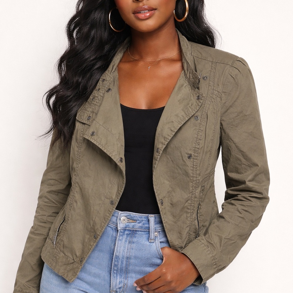 Mossimo Supply Co. Khaki Utility Jacket